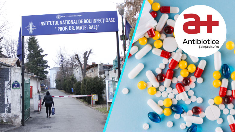 Antibiotice Iasi ajuta Institutul ‘Matei Bals’ si Institutul Regional de Oncologie cu bani si medicamente