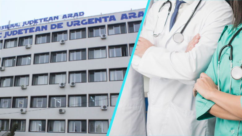 Aproape 80 de cadre medicale infectate cu SARS-CoV-2, la Arad