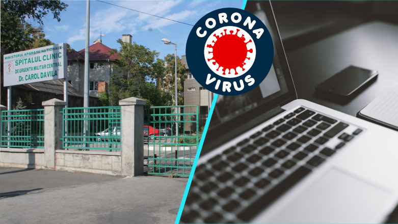 Aplicatia Coronavirus COVID-19 Romania, implementata de Spitalul Militar Bucuresti