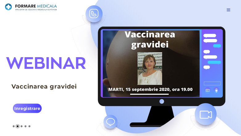 Webinar medical gratuit | Vaccinarea gravidei