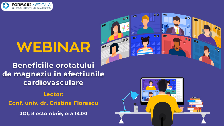 Webinar medical | Beneficiile orotatului de magneziu in afectiunile cardiovasculare