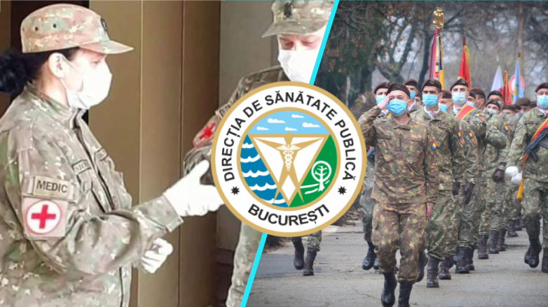 Militari ai M.Ap.N. in sprijinul Directiilor de Sanatate Publica