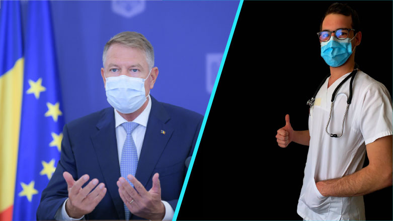 Cadre sanitare decorate de presedintele Iohannis pentru implicarea in combaterea pandemiei