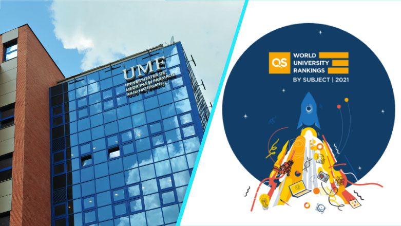 UMF “Iuliu Hatieganu” Cluj-Napoca, inclusa in clasamentul QS World University Rankings by Subject 2021