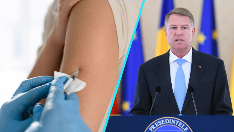 Klaus Iohannis: Sunt foarte multumit de cum a decurs campania de vaccinare pana acum