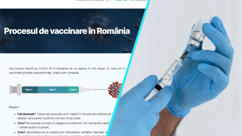 S-a introdus optiunea de schimbare a centrului de vaccinare pentru rapel