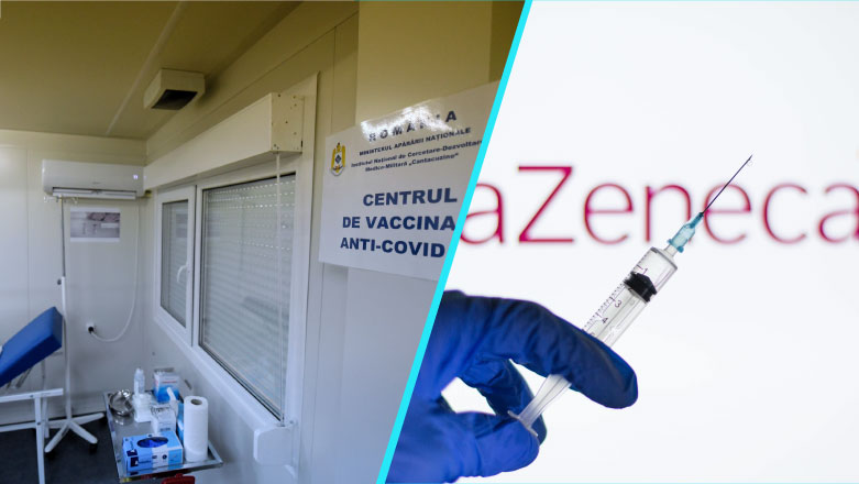 In Romania se continua imunizarea cu vaccinul AstraZeneca