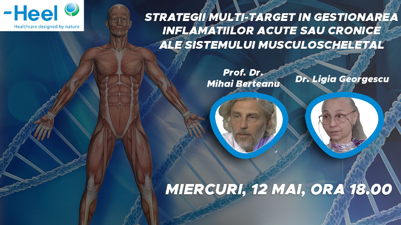 Webinar: Strategii multi-target in gestionarea inflamatiilor acute sau cronice ale sistemului musculoscheletal