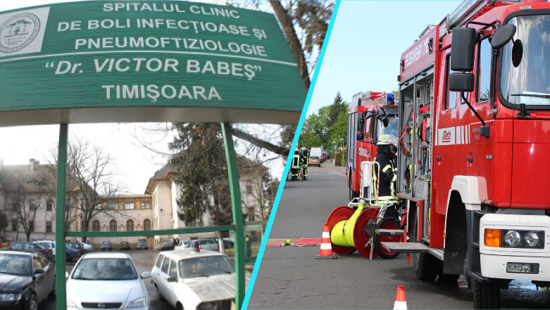 Spitalul Victor Babes Timisoara, de teama unui incendiu, solicita o autospeciala permanenta