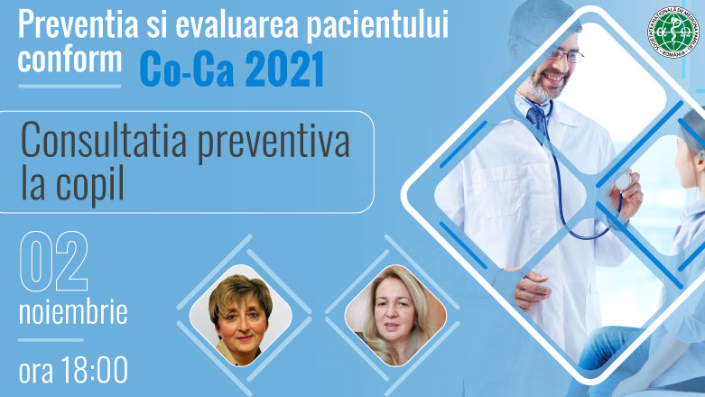 Webinar: Preventia si evaluarea pacientului conform normelor Co–Ca 2021