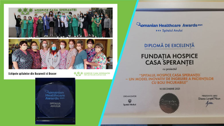 Hospice Casa Sperantei a castigat titlul de Spitalul anului in Romania