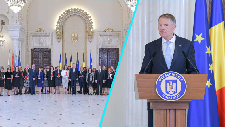 34 de cadre medicale decorate de presedintele Klaus Iohannis