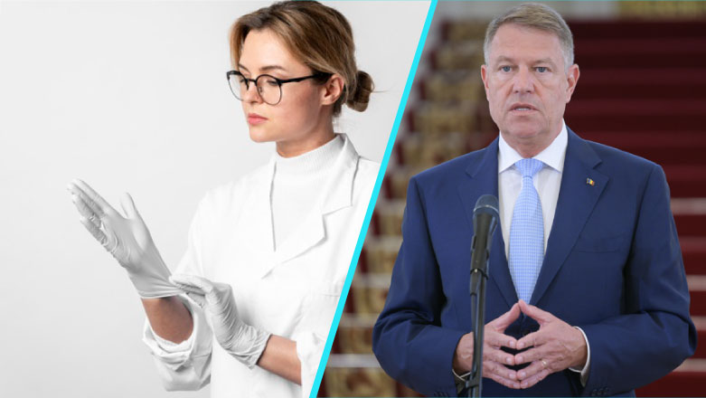 Iohannis: Profesiile de asistent medical si moasa sunt ghidate de un set de valori si principii