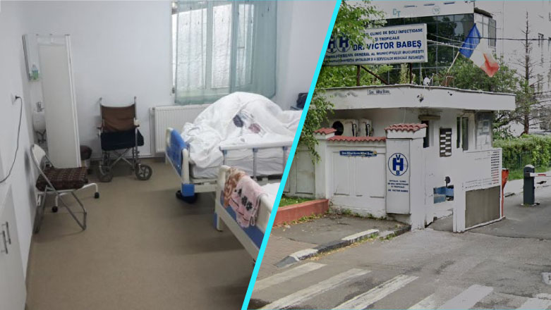Compartiment de terapie acuta la Spitalul ‘Dr. Victor Babes’ Bucuresti