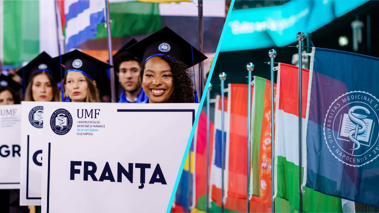 UMF “Iuliu Hatieganu”: Aproximativ 3000 de studenti din peste 60 de tari, de pe 6 continente