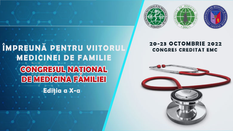 Congresul National de Medicina Familiei (20-23 octombrie), eveniment hibrid creditat EMC