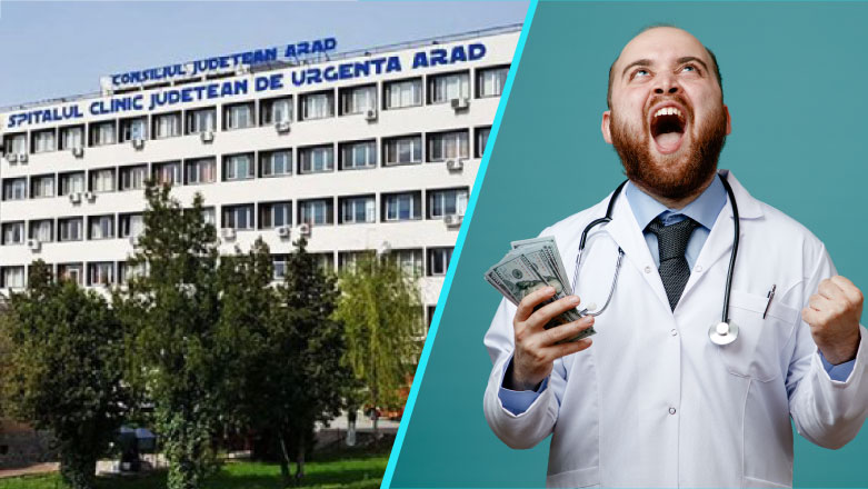 Zeci de medici de la Spitalul Judetean Arad, pusi sa plateasca pentru o amenda de la CJAS