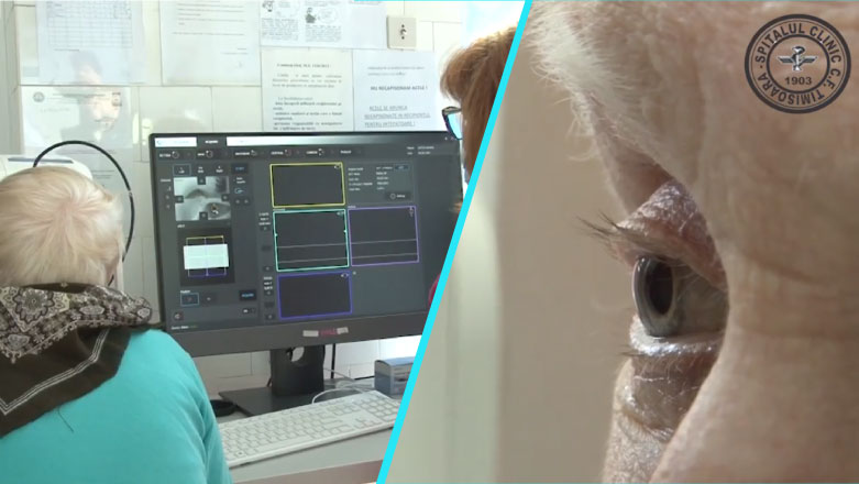 Tomografia in Coerenta Optica, tehnica moderna de investigare a ochiului, la Spitalul CF Timisoara