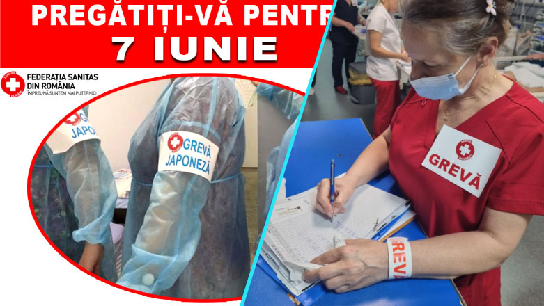 Greva japoneza in unitatile publice sanitare si cele de asistenta sociala