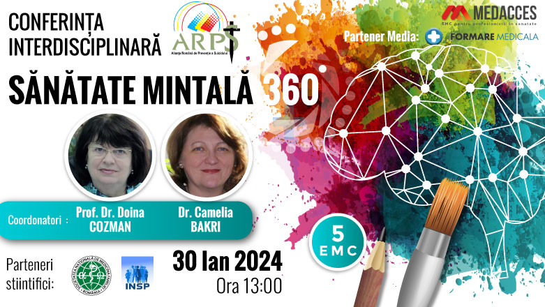 Eveniment EMC | Abordarea multidisciplinara a pacientului cu probleme de sanatate mintala