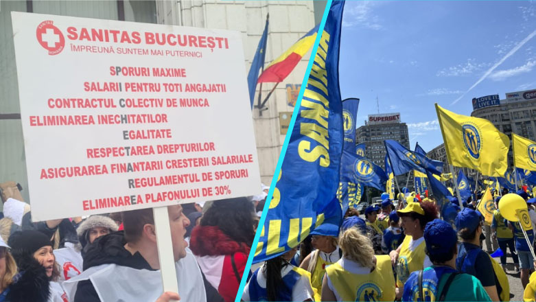 Sindicate | Protestele continua pana cand revendicarea de crestere salariala cu 20% va fi indeplinita