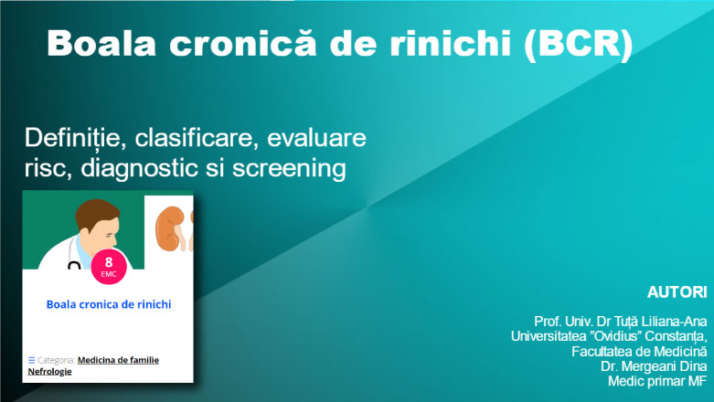Curs online – 8 EMC | Boala cronica de rinichi