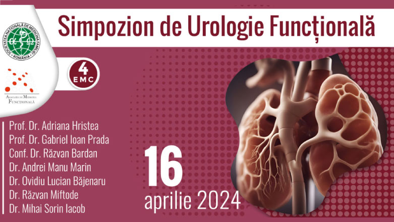 Simpozion de Urologie Functionala pentru medicii de familie – 4 EMC