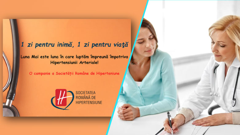 1 zi pentru inima, 1 zi pentru viata | Campanie lansata de Societatea Romana de Hipertensiune