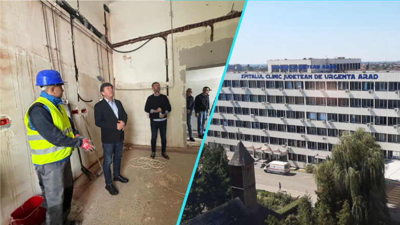 Sectie de ingrijiri paliative, in curs de amenajare la Spitalul Clinic Judetean de Urgenta Arad