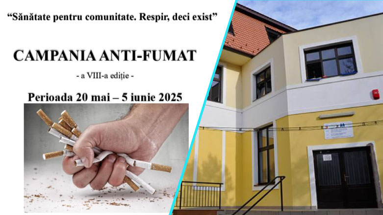 Campanie Antifumat la Sibiu | „Sanatate pentru comunitate. Respir, deci exist”