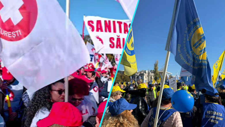 Protest national | Angajatii din Sanatate cer schimbare: Este o lupta pentru demnitate