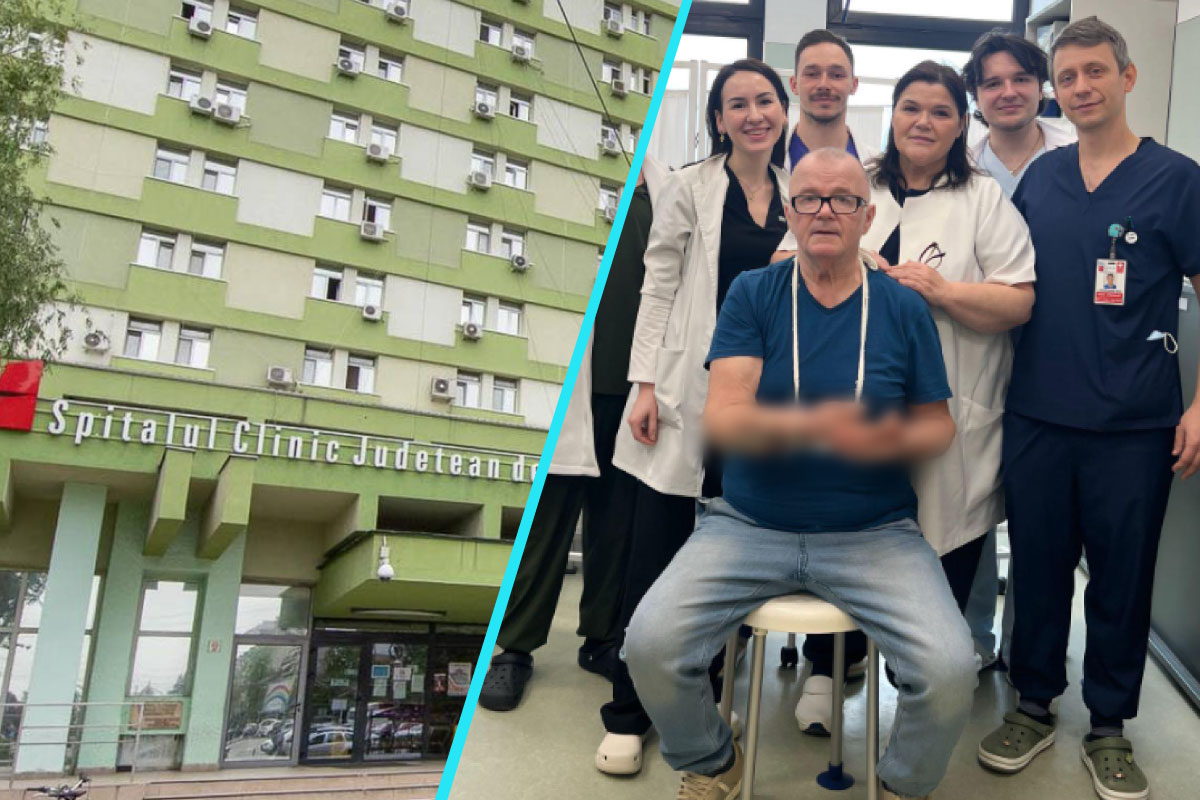 Medicii din Timisoara au replantat bratul amputat al unui pacient