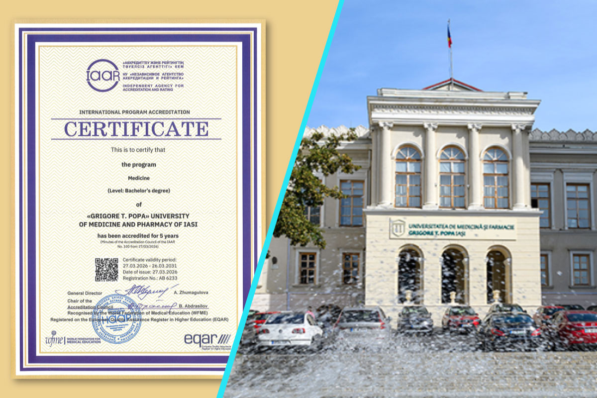 UMF Iasi obtine acreditarea internationala WFME pentru Medicina si Medicina Dentara