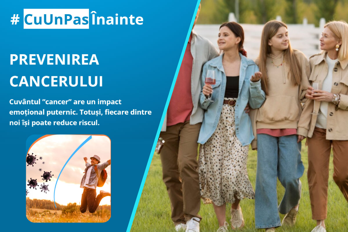Un pas mic azi poate salva o viata maine | Romania incearca sa schimbe lupta cu cancerul