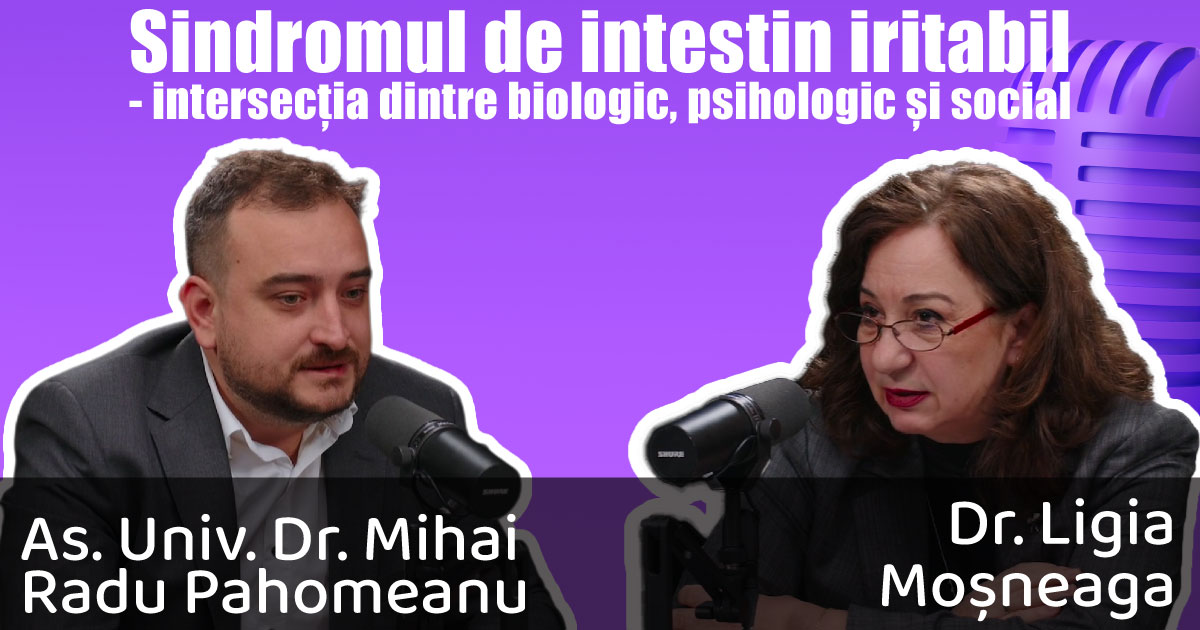 Podcast pentru medici: Sindromul de intestin iritabil este mai mult decat “de la stres”
