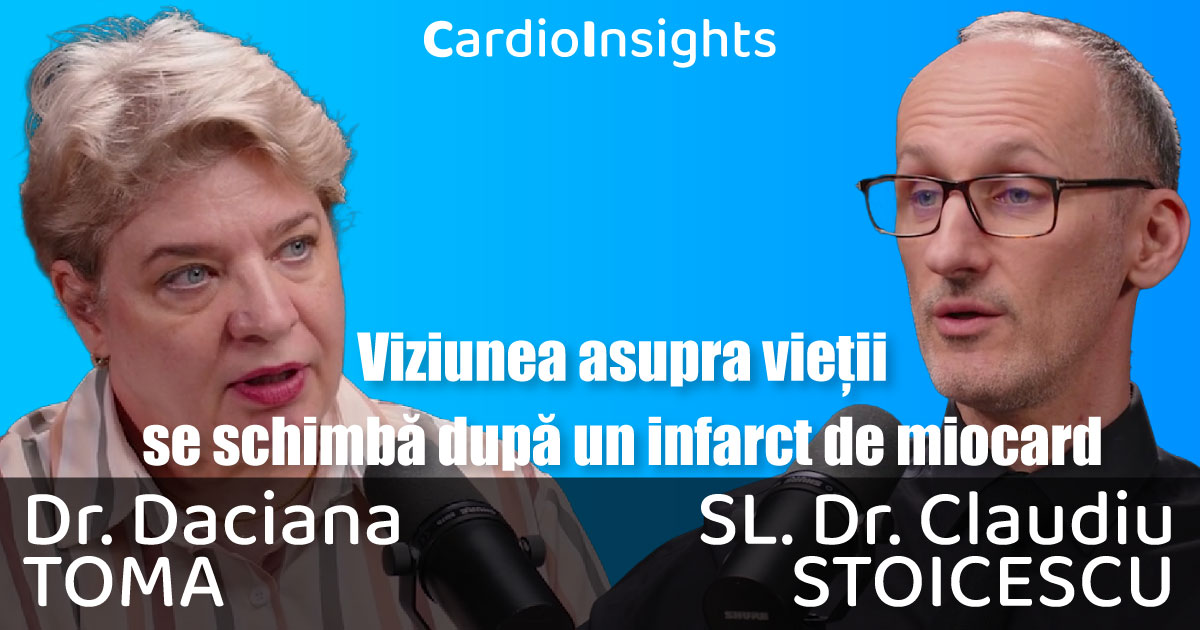 Podcast medical | Cum se schimba viata pacientului dupa un infarct miocardic?