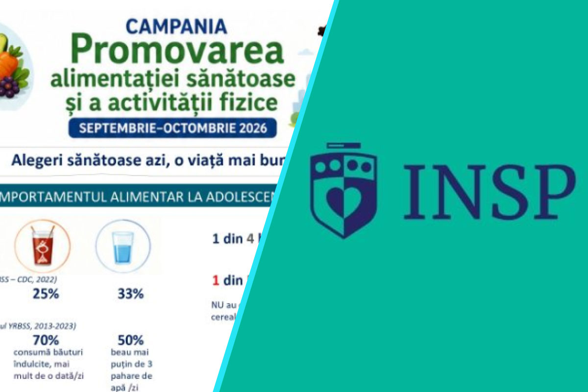 Prea multe alimente ultraprocesate, prea putina miscare | INSP lanseaza o campanie pentru un stil de viata sanatos