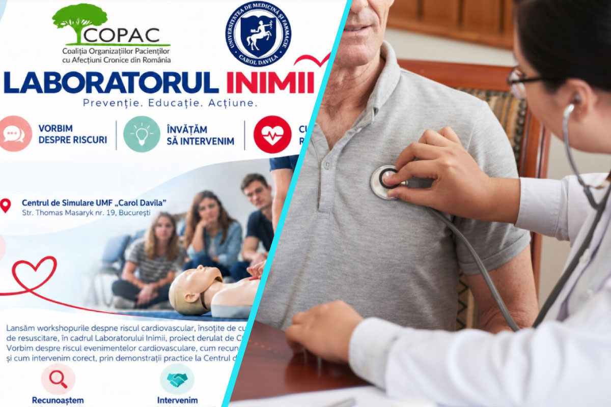 “Laboratorul Inimii” – proiect de preventie cardio-reno-metabolica in comunitate
