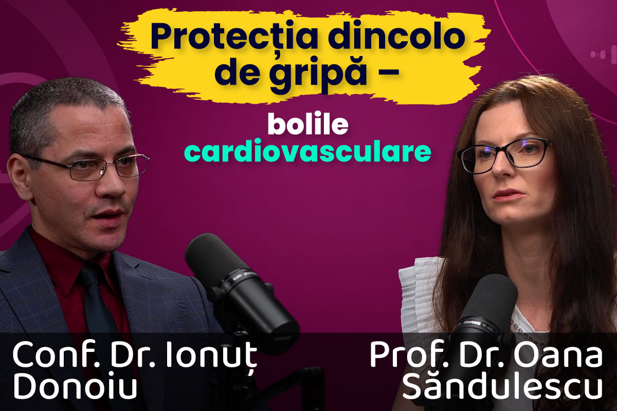 Podcast pentru medici | De ce este vaccinarea antigripala importanta pentru pacientii cardiaci?